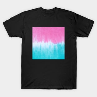 Blue Pink Cotton Tie Dye T-Shirt